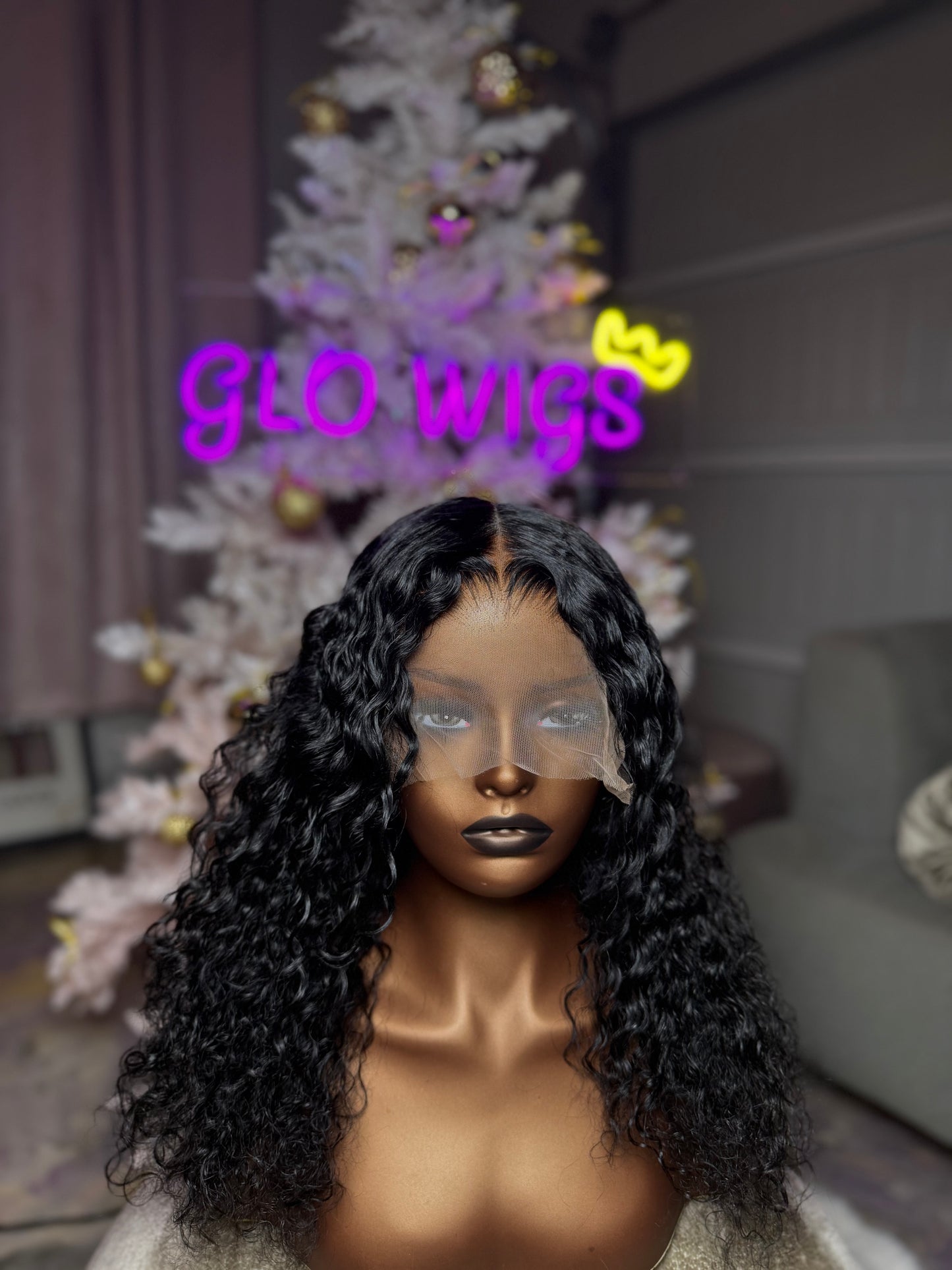 Glo Wigs - Ready-To-Wear Lace Unit Curly (Glam for less)