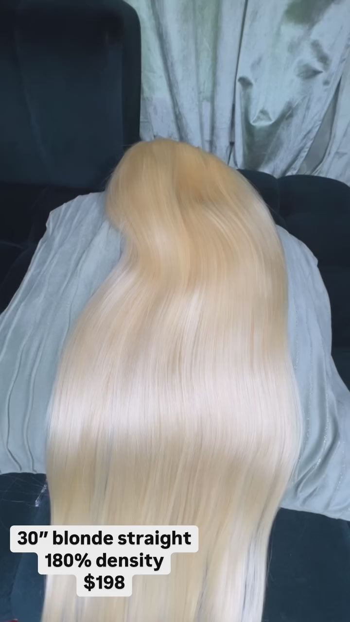 Glam For Less Blonde Straight