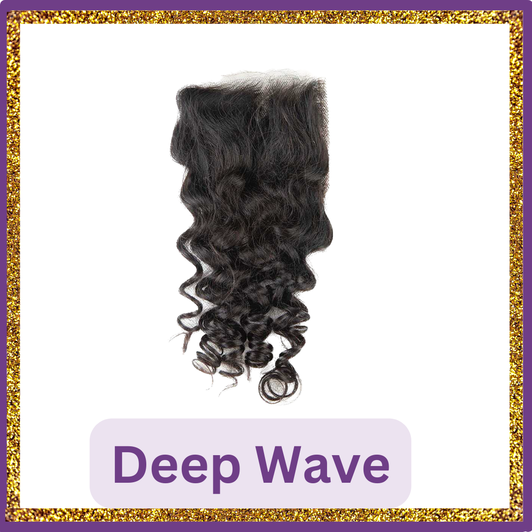 4 by 4 transparent lace closure